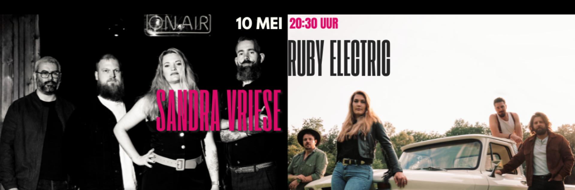 Sandra Vriese met live band 1140 x 400 px 1