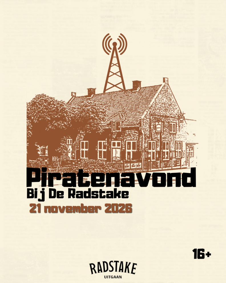 Piratenavond zaterdag 21 november 2026